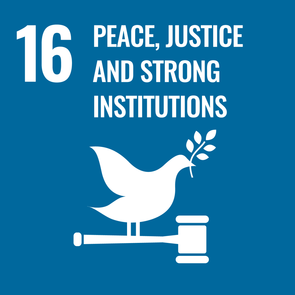 SDG 16 · Perdamaian, keadilan dan kelembagaan yang tangguh